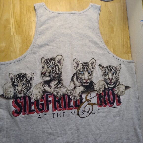 Vintage Siegfried & Roy Mirage Tiger King Joe Exotic Tank Top - Picture 6 of 9